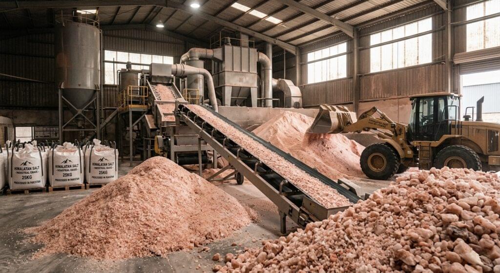 Pink Industrial Salt