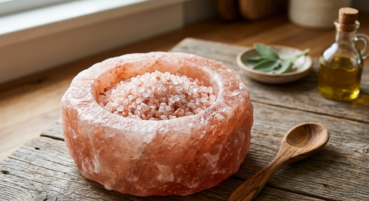 Natural Pink Himalayan Salt Bowl for Home Decor